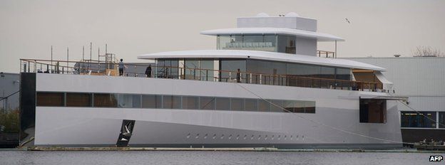 Yacht ordered by Steve Jobs