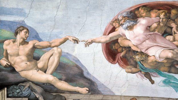 Michelangelo's Creation of David in the Sistine Chapel