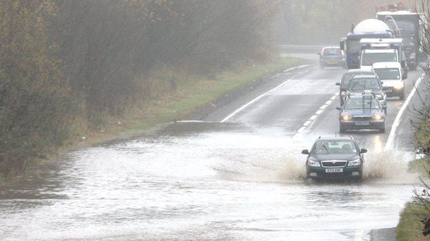 A75 near Twynholm reopens after flood closure BBC News