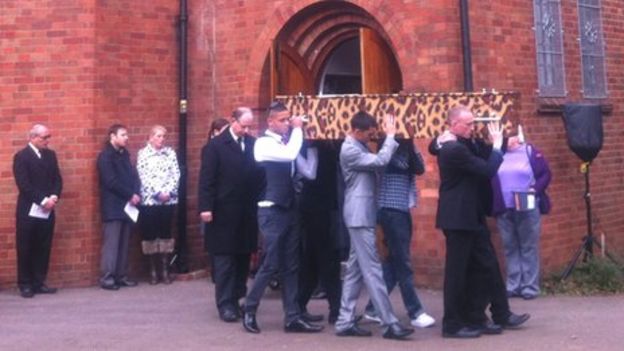 Cardiff hit-and-runs: Karina Menzies funeral in Ely - BBC News