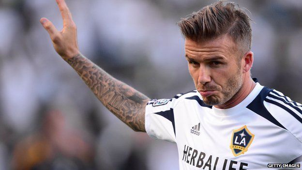 David Beckham: from Manchester United to LA Galaxy - in video, David  Beckham