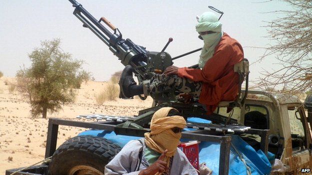 Islamist rebels in Mali - April 2012