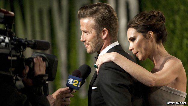 David Beckham arrives at LAX airport separately from his LA Galaxy