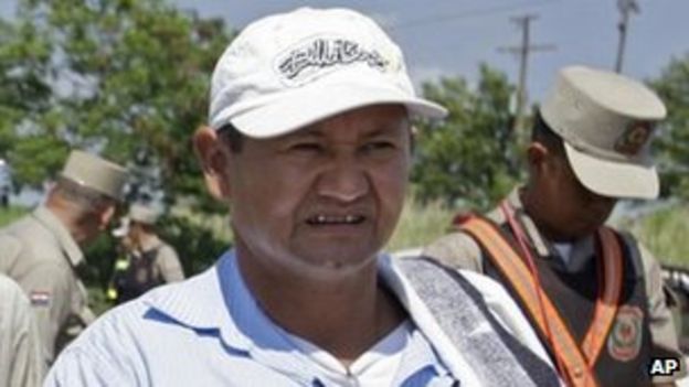 Paraguay peasant leader Vidal Vega shot dead - BBC News