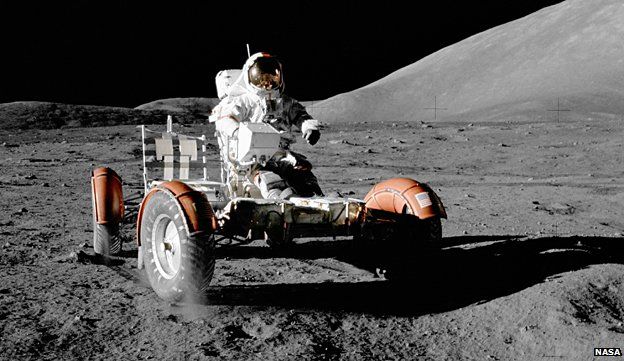 Harrison "Jack" Schmitt on the Moon