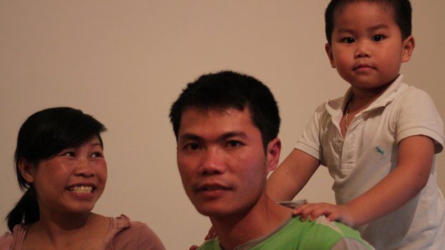 Vietnamese family in Warsaw