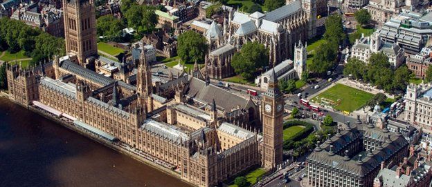 The Houses of Parliament and Westminster Abbey