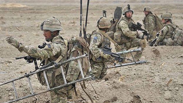 QRH soldiers in Lashkar Gah, Helmand
