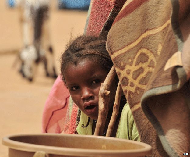 Refugee at UNHCR Mangaize refugee camp in Niger