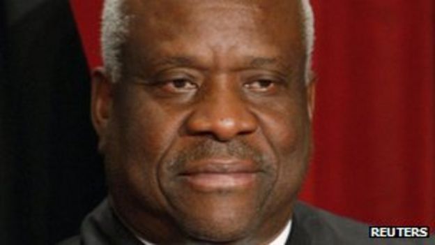 Clarence Thomas Breaks Supreme Court Silence Bbc News 4994