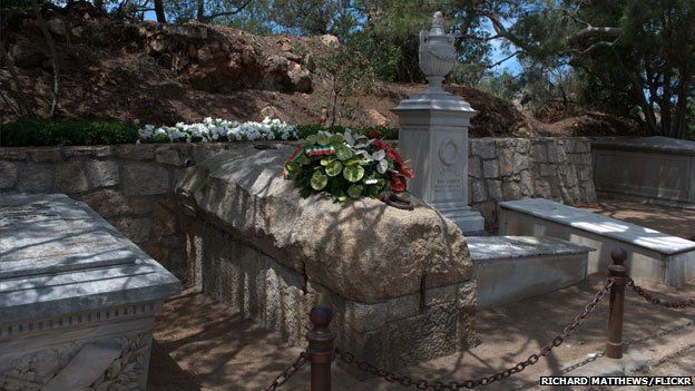 Garibaldi's grave in Caprera