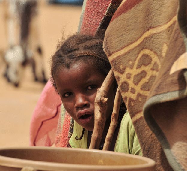Refugee at UNHCR Mangaize refugee camp in Niger