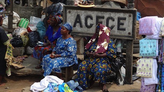 Women traders at Agege Station in Lagos