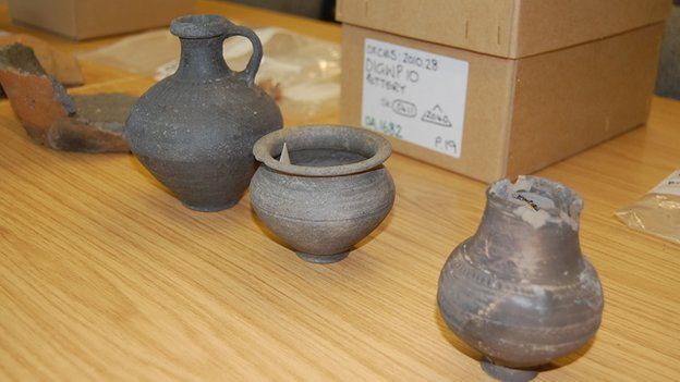 Roman pottery found