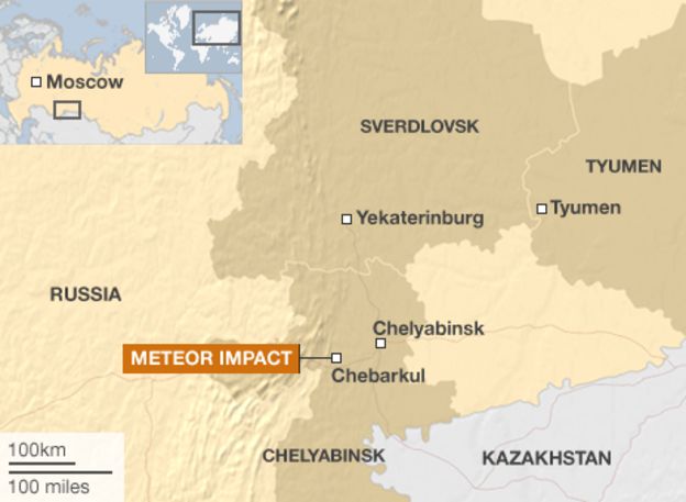 Meteorites Injure Hundreds In Central Russia - BBC News