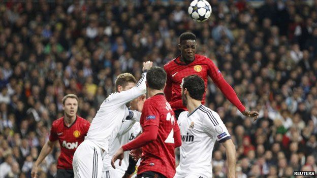 Welbeck scores against Real Madrid