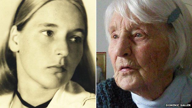 Lilo Furst-Ramdohr in 1942 - and today (picture: Domenic Saller)