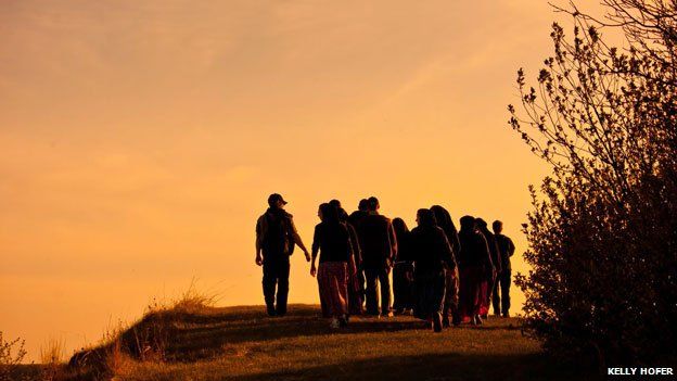 Getting away from 'the world' Hutterite-style - BBC News