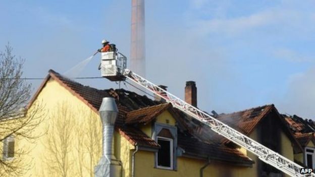 'Mother And Children' Die In German House Blaze - BBC News