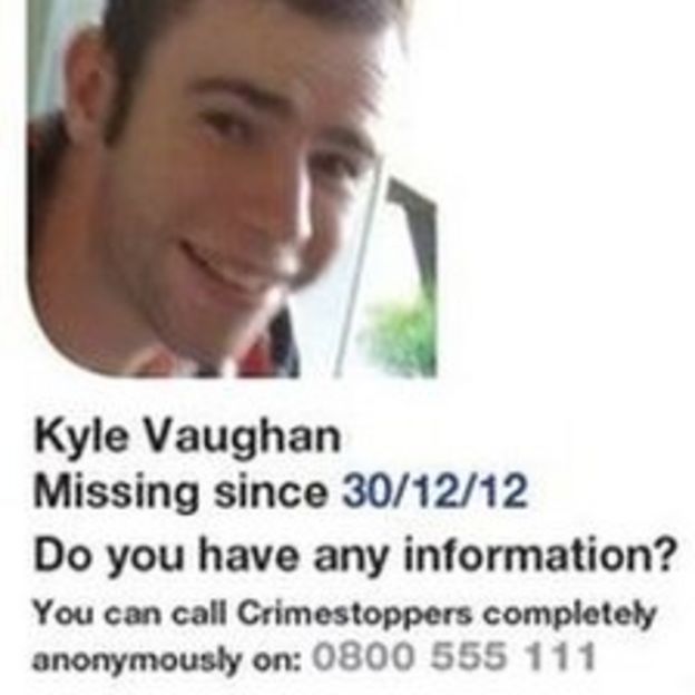 Missing Kyle Vaughan: Posters target rugby fans on trains - BBC News