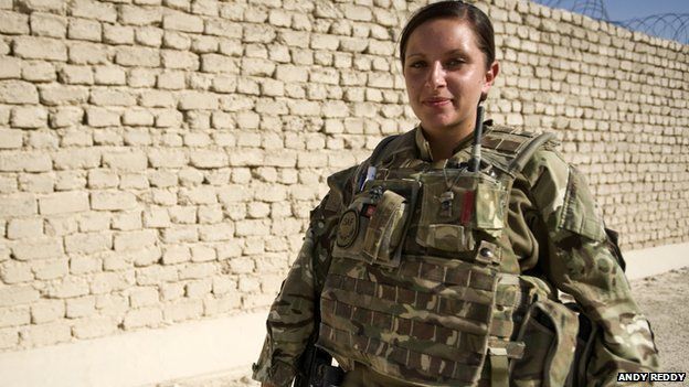 L/Cpl Abbie Martin honoured for Afghanistan bravery - BBC News