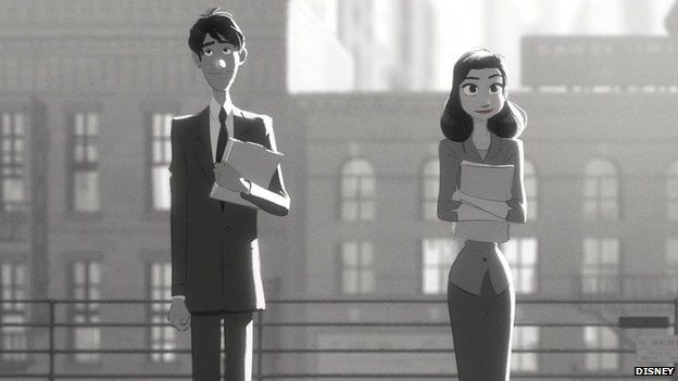 Press release shot from Disney's Paperman
