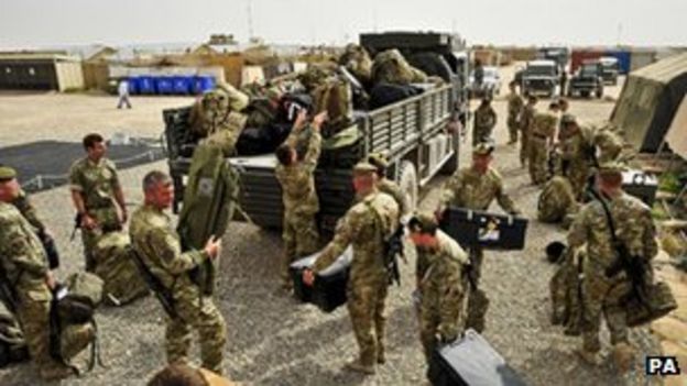 Scots soldiers end final Afghan tour - BBC News