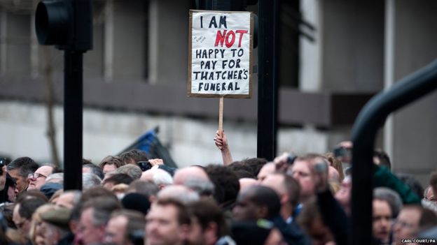 In pictures: Baroness Thatcher's funeral - BBC News