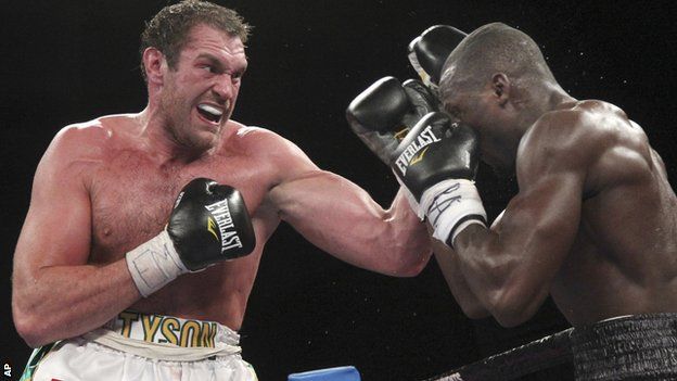 Tyson Fury knocks out Steve Cunningham in New York - BBC Sport