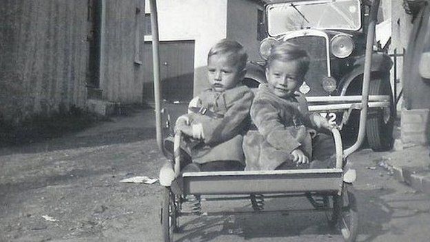 The Gibb brothers as children