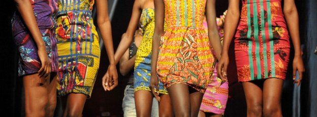 African models in short dresses - AFP archive