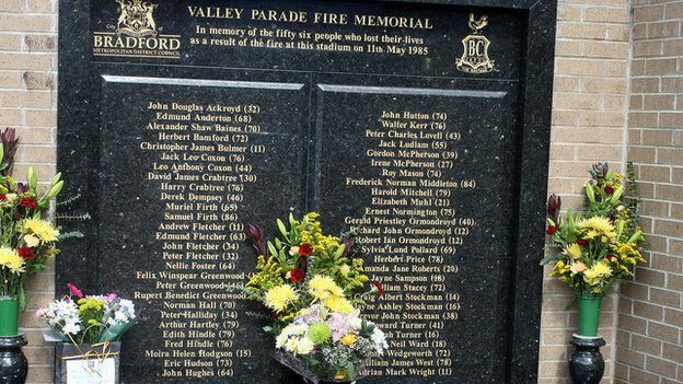 Bradford City fire memorial