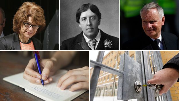 Vicky Pryce; Oscar Wilde; Jeffrey Archer; handwriting; prison lock