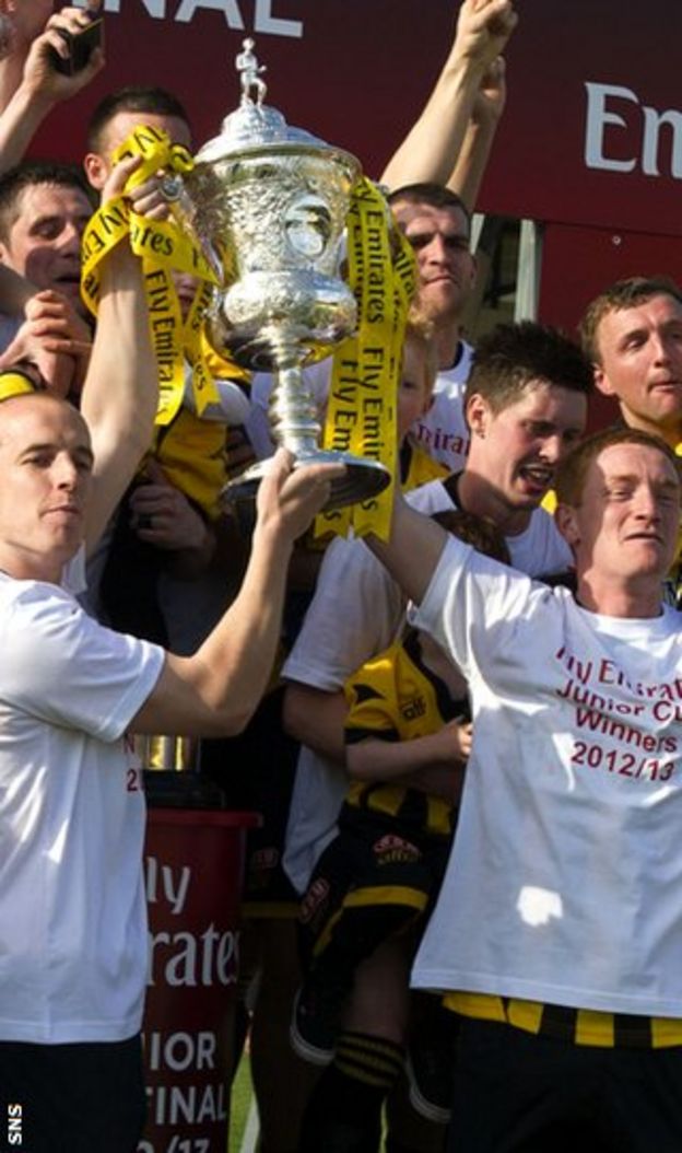 Scottish Junior Cup Auchinleck Talbot 10 Linlithgow Rose BBC Sport