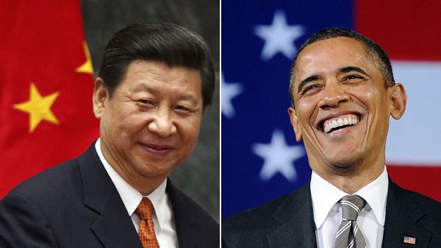 Chinese President Xi Jinping and US President Barack Obama
