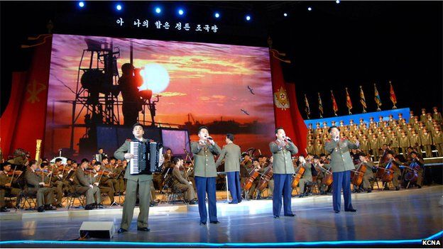 Song for the Final Victors performed in Pyongyang