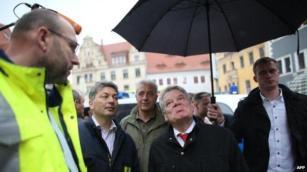 German President Joachim Gauck in Meissen (9 June)