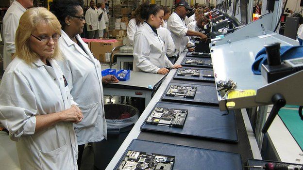 Lenovo's first assembly line in the USA