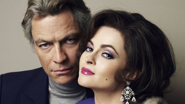 Dominic West and Helena Bonham Carter in Burton and Taylor