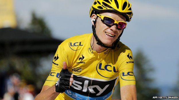 Chris Froome set for Tour de France win in Paris - BBC Newsround