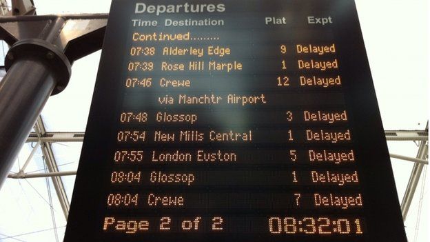 Delays at Manchester Piccadilly