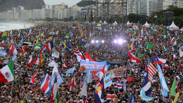 In Pictures: World Youth Day In Rio - Bbc News