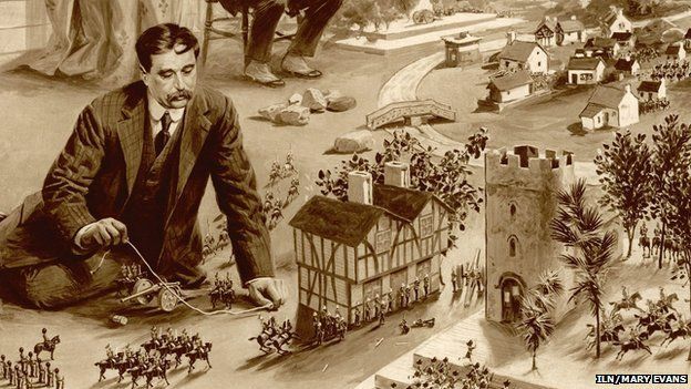 HG Wells war gaming, from the Illustrated London News