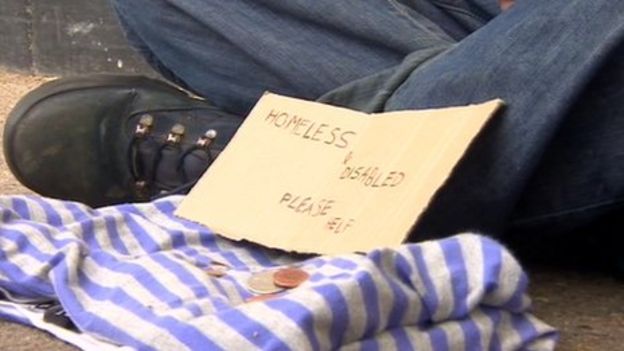 Bath Donors Warned Not To Give Money To Beggars Bbc News
