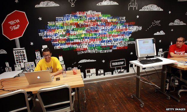 A 'tech-stop' at New York's Google office