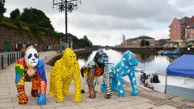 In Pictures: Great gorilla public art trail - BBC News