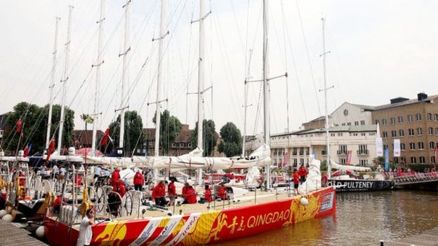 Clipper Round The World Yacht Race launches in London - BBC News