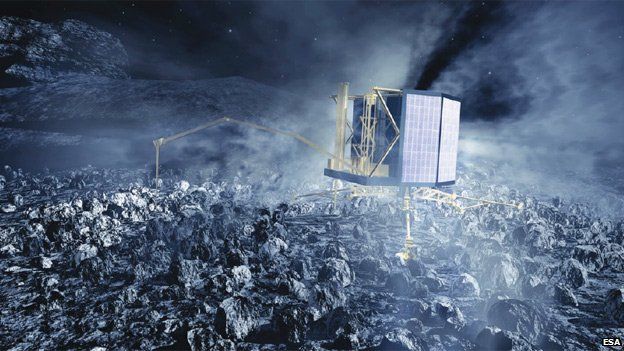 Artist's impression of Philae lander