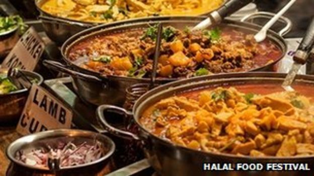 Halal food 'changing restaurant landscape' - BBC News