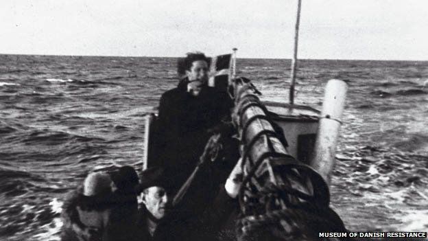 Danish Jews in a fishing boat on their way to Ystad in Sweden, October 1943